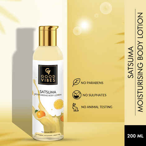 Buy Good Vibes Moisturising Body Lotion - Satsuma (200 ml) - Purplle