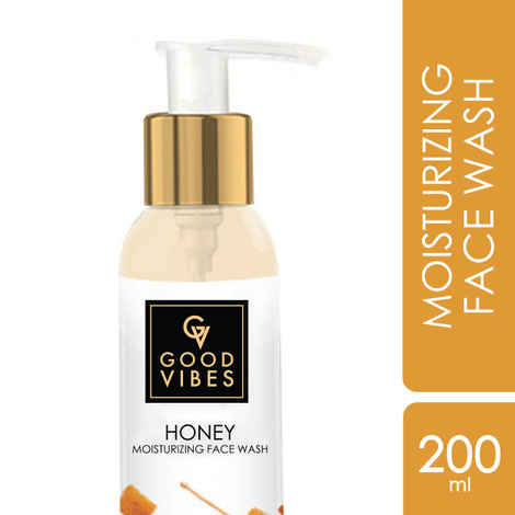 Buy Good Vibes Moisturizing Face Wash - Honey (200 ml) - Purplle