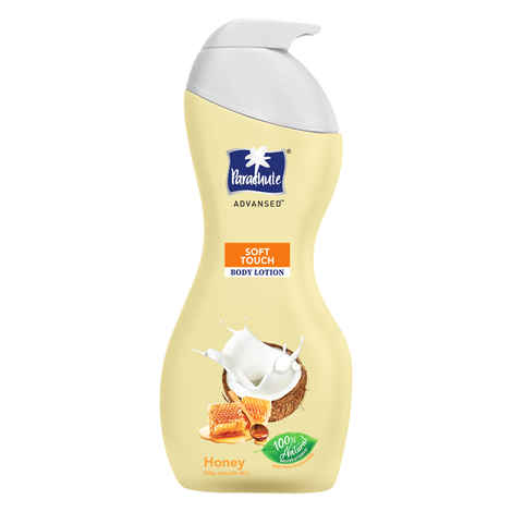 Buy Parachute Advansed Body Lotion Soft Touch, With Honey Silky Smooth Skin,100% Natural Moisturizes With Pure Coconut Milk (400 ml) - Purplle