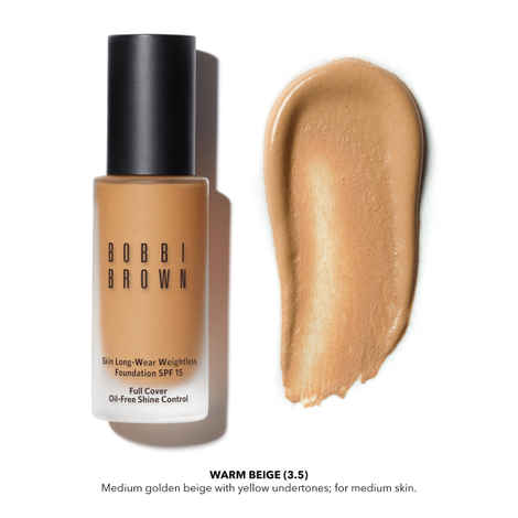 Buy Bobbi Brown Skin Long Wear Weightless Foundation - Warm Beige (W-046) - 1.0 fl oz./30 ml - Purplle