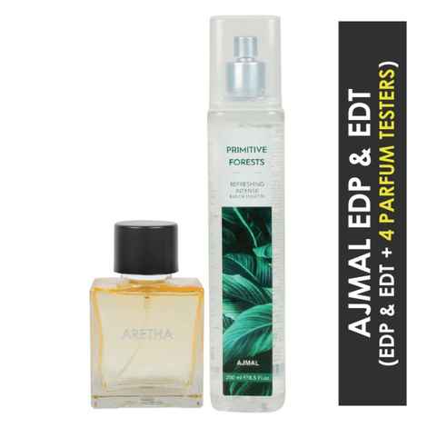 Buy Ajmal Aretha EDP for Women (100 ml) Primitive Forest EDT for