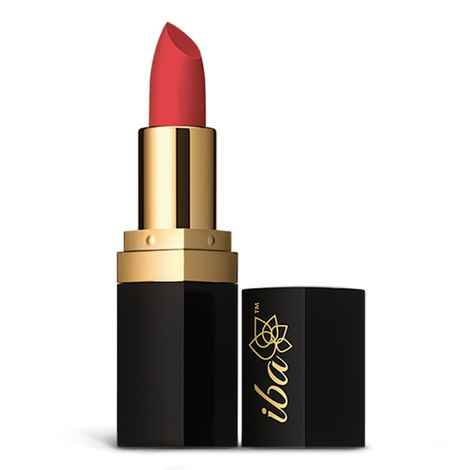 Buy Iba Long Stay Matte Lipstick Shade M05 Orange Flash, 4 gm | Intense Colour | Highly Pigmented and Long Lasting Matte Finish | Enriched with Vitamin E | 100% Natural, Vegan & Cruelty Free - Purplle