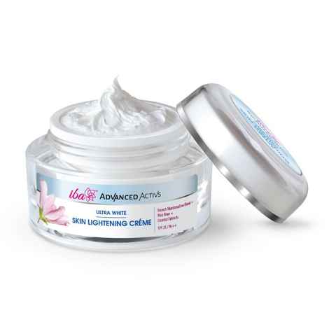 Buy Iba Advanced Activs Ultra White Skin Lightening Cream SPF 25 (50 gm) - Purplle