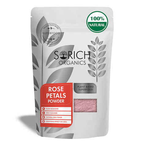 Buy Sorich Organics Rose Petal Powder for Skin - 100 Gm - Purplle