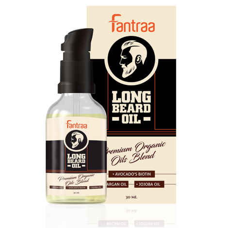 Buy Fantraa Long Beard Oil Enrich With Argan Oil (30 ml) - Purplle