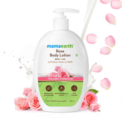 Buy Mamaearth Rose Body Lotion,400 ml - Purplle