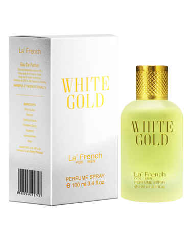 Buy La French White Gold, Perfume By La' French, Eau De Parfum (100 ml) - Ideal For Men - Purplle