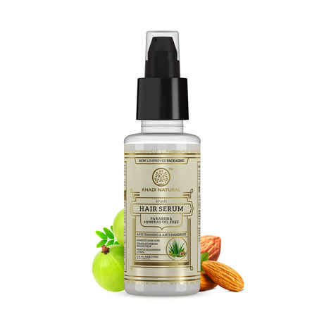 Buy Khadi Natural Herbal Hair Serum| Remove Roughness & Frizz - (50 ml) - Purplle