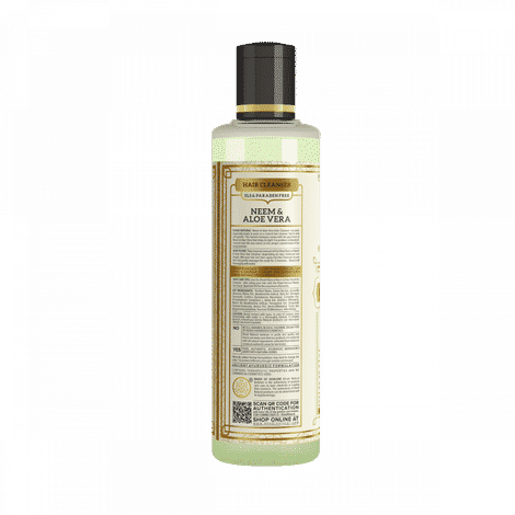 Buy Khadi Natural Ayurvedic Neem & Aloevera Hair Cleanser Sls & Paraben Free (210 ml) - Purplle
