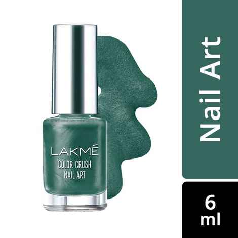 Buy Lakme Color Crush Nail Art - Fern Green M10 (6 ml) - Purplle