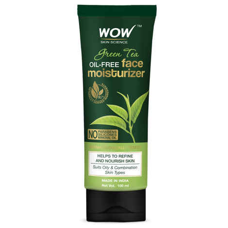 Buy WOW Skin Science Green Tea Face Moisturizer - OIL FREE (100 ml) - Purplle