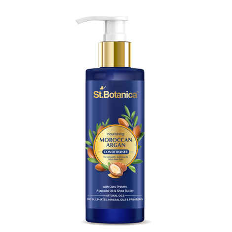 Buy St.Botanica Moroccan Argan Hair Conditioner - With Organic Argan Oil & Vitamin E - No Parabens, SLS/SLES, 200 ml - Purplle