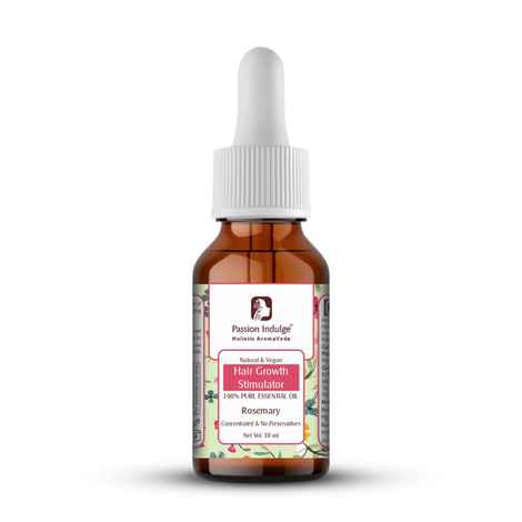 Passion Indulge Rosemary Essential Oil for Refreshing, Acne, Scalp Disorders and Hair Growth - 10ml