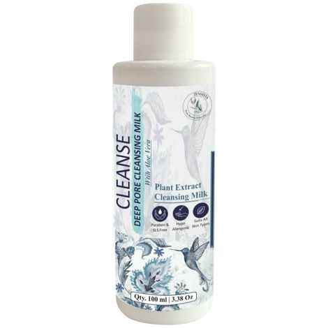 Zenvista Meditech Deep Pore Cleansing Milk with Plant Extract Aloe Vera, Milk Extracts for All Skin Types (100 ml)