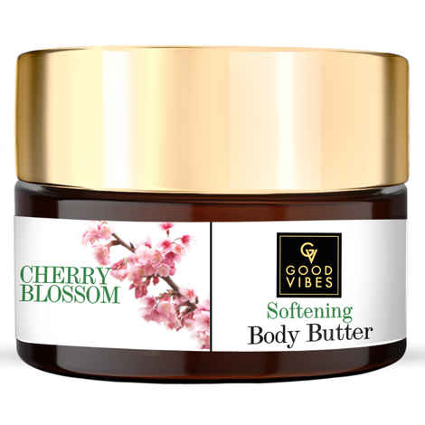 Buy Good Vibes Cherry Blossom Softening Body Butter (100g) - Purplle