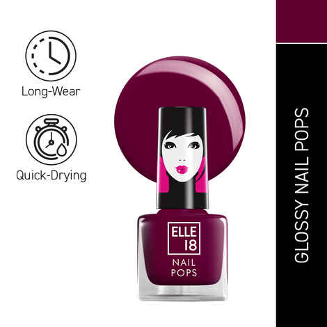 Buy Elle18 Nail Pops Nail Color 164 (5 ml) - Purplle