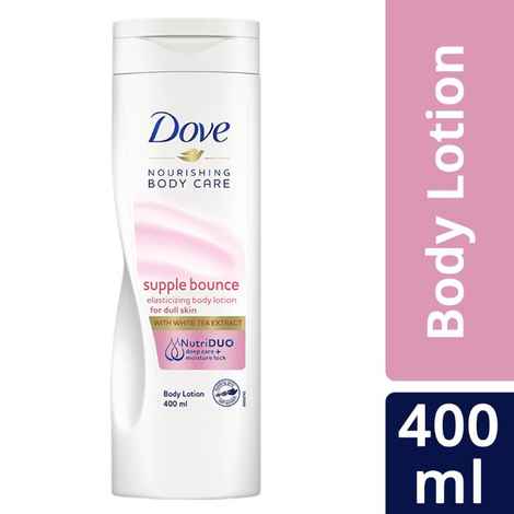 Buy Dove Supple Bounce Body Lotion ,48Hrs Moisturisation,400ml - Purplle