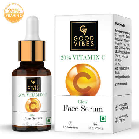 Buy Good Vibes 20% Vitamin C Glow Face Serum (10 ml) - Purplle