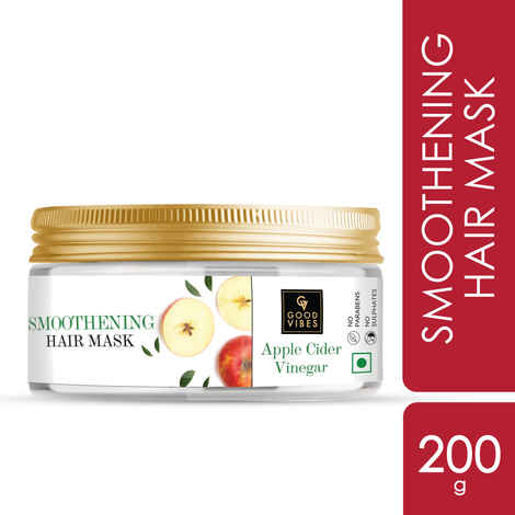 Buy Good Vibes Apple Cider Vinegar Smoothening Hair Mask (200g) - Purplle