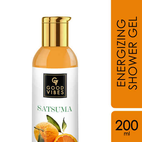 Buy Good Vibes Energizing Shower Gel - Satsuma (200 ml) - Purplle