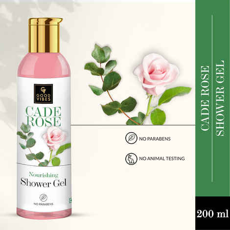 Buy Good Vibes Nourishing Shower Gel - Cade Rose (200 ml) - Purplle