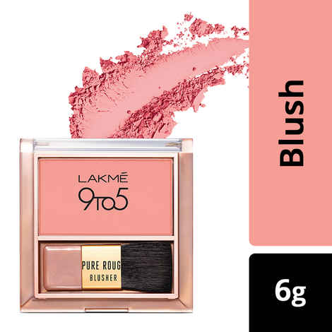 Buy Lakme 9 To 5 Pure Rouge Blusher - Nude Flush ( 6 gm) - Purplle