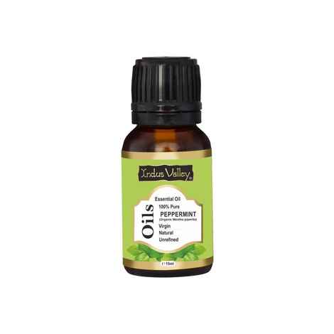 Indus Valley Bio Organic Pepperment Essential Oil (15 ml)