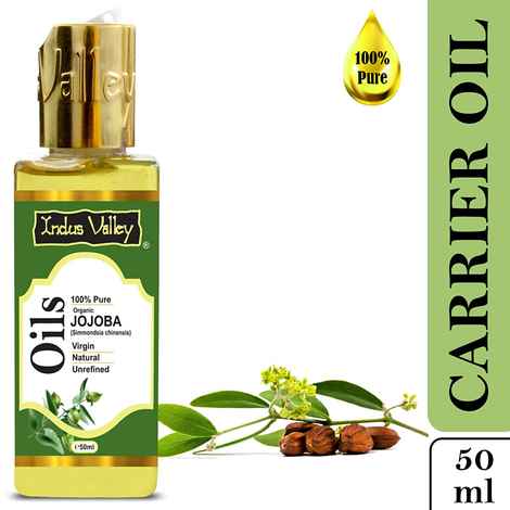 Buy Indus Valley Bio Organic Jojoba Oil (50 ml) - Purplle