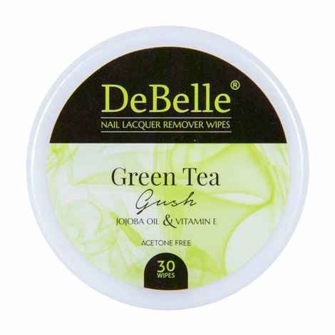 DeBelle Nail Lacquer Remover Wipes - Green Tea Gush 30 Pcs