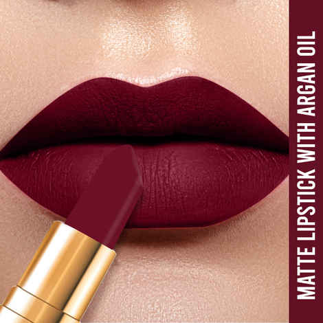 Buy NY Bae Runway Matte Lipstick | Infused With Argan Oil | Maroon | Moisturising | Long Lasting | Light weight- Statement 10 (4.5 g) - Purplle