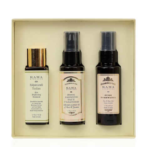 Buy Kama Ayurveda 3 Step Skincare Gift Box - Purplle