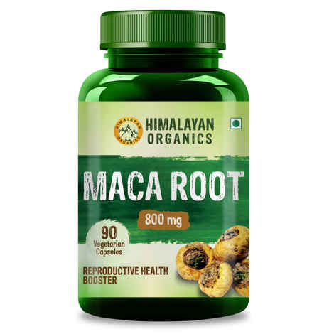 Buy Himalayan Organics Maca Root Extract 800mg | 90 Veg Capsules - Purplle