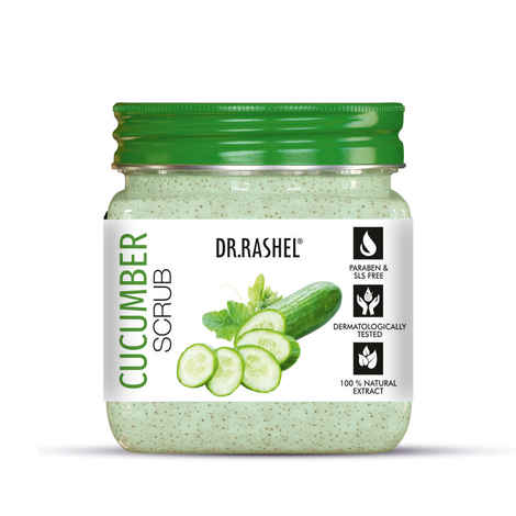 Dr.Rashel Nourishing Cucumber Face and Body Scrub For All Skin Types (380 ml)