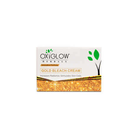 Buy OxyGlow Herbals Gold Bleach Cream 50 gm, Increases Radiance Stimulates skin cells - Purplle
