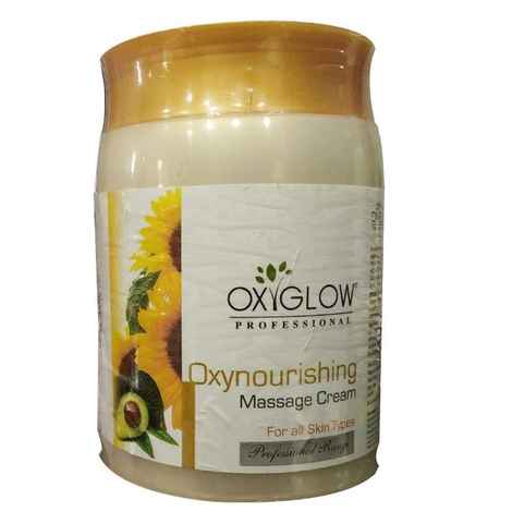 Buy OxyGlow Herbals Oxynourishing Massage Cream - 500 gm, Deep Nourishment - Purplle
