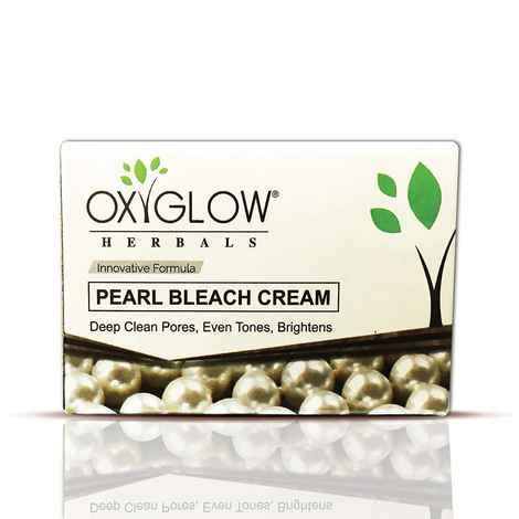 Buy OxyGlow Herbals Pearl Bleach Cream, 50 gm,Increase Radiance,Instant Glow - Purplle
