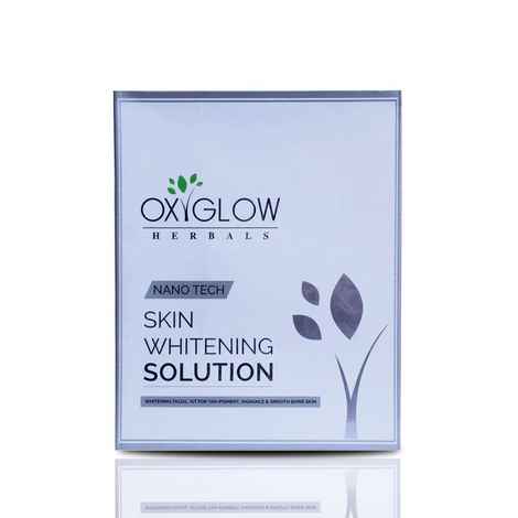 Buy OxyGlow Herbals Nanotech Skin whitening Solution kit ,250g, Ultra Glow - Purplle