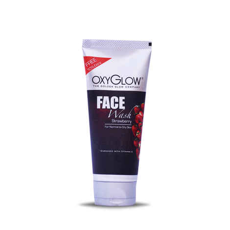 Buy Oxyglow Strawberry Face Wash (50 + 15 ml) - Purplle