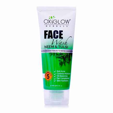 Buy Oxyglow Neem Tulsi Face wash - 100ml - Purplle