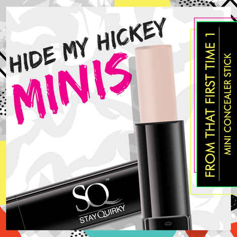 Buy Stay Quirky Hide my Hickey Concealer Minis - From That First Time 1 - 15set - Purplle