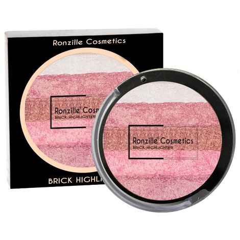 Ronzille Baked Blusher and brick highlighter -RH03