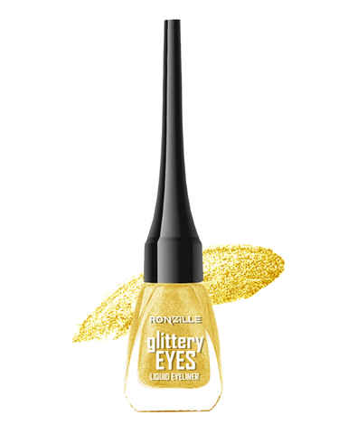 Buy Ronzille Metallic Glitter Eyeliner- Gold - Purplle