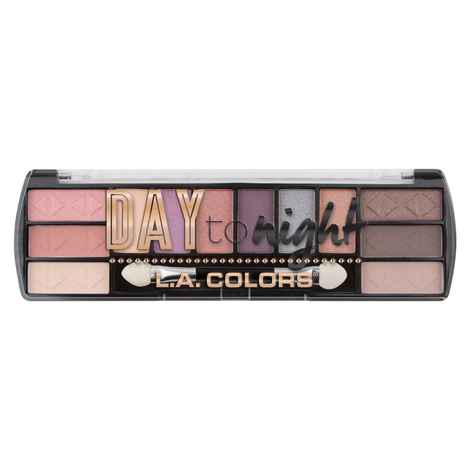 Buy L.A. Colors Day to Night 12 Color Eyeshadow - Dawn (8 gm) - Purplle