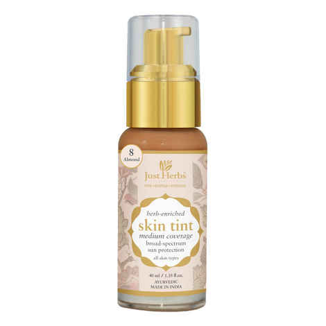 Buy Just Herbs Skin Tint - 8 Almond - 40 ml - Purplle