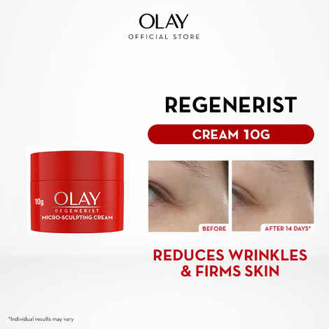 Buy Olay Regenerist Micro-Sculpting Cream|Advanced Anti-Ageing Moisturiser 10 gm - Purplle