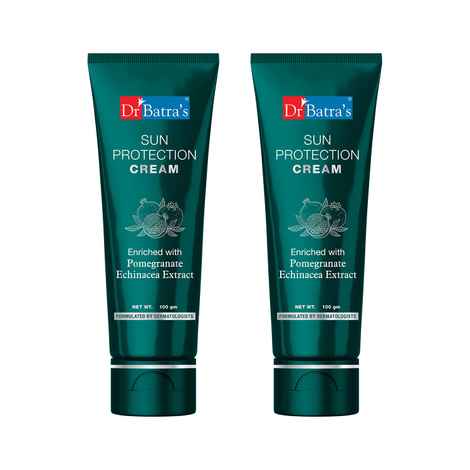 Buy Dr.Batra`s Sun Protection Cream Enriched With Echinacea - 100 gm (Pack of 2) - Purplle
