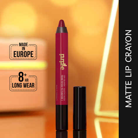 Buy Purplle Lip Crayon, Red, Matte Mate - From Never To Forever 1 (2.8 g) - Purplle