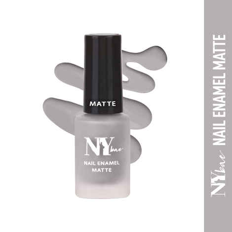 Buy NY Bae Matte Nail Enamel - Take Out Soup 18 (6 ml) | Grey |Rich Pigment | Chip-proof | Long lasting | Full Coverage | Cruelty Free - Purplle