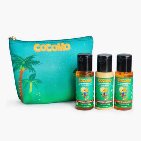 Buy Cocomo Natural Gift/Combo/Travel Pack for Kids - Shampoo + Body Wash + Sunscreen - Paraben & Sulfate Free (Earth Shine 150 ml) - Purplle