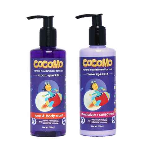 Buy Cocomo Moon Sparkle Body Wash + Moisturizer 600 ml - Purplle